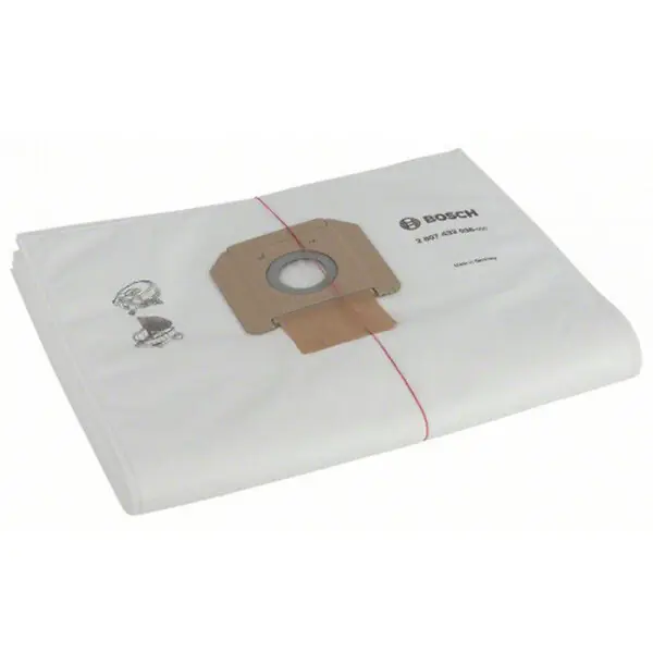 Lot de 5 sacs-filtres non tissés BOSCH 2607432038 - Pour GAS 55 Certifié