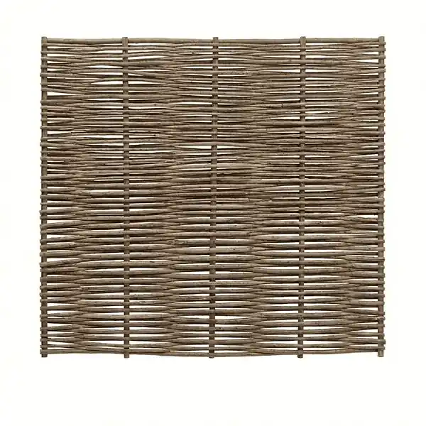 Clôture bois en noisetier - 100% Naturel - Sans Poteaux - Hauteur 150 X Largeur 150 cm ART GARDEN Acheter Direct