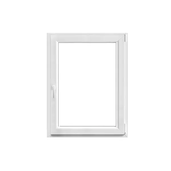 Fenêtre PVC blanc 1 vantail OB droite 75x60 QUADROFORM Livraison Express