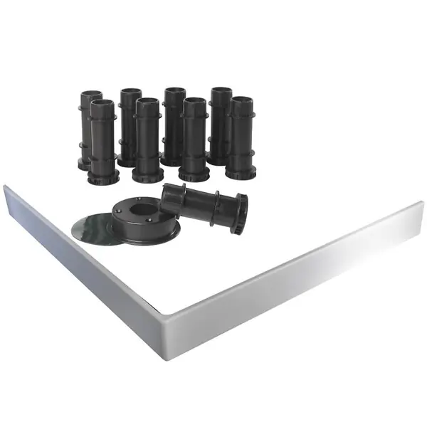 Kit de réhausse avec tablier blanc pour receveur Flight Jacob Delafon - E62504-00 Bon Marché