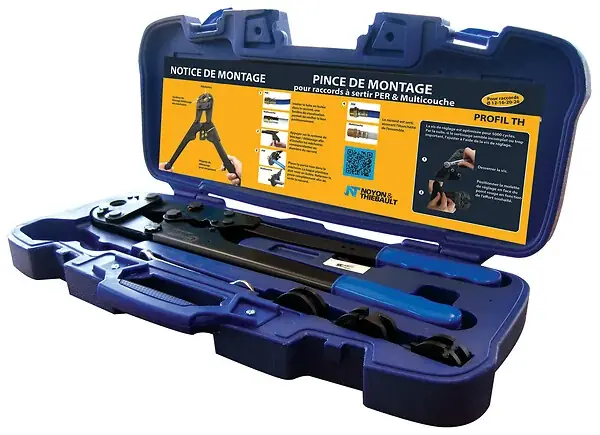 Offre Limitée Coffret pince à sertir manuelle PER profil TH et tube multicouche NOYON & THIEBAULT