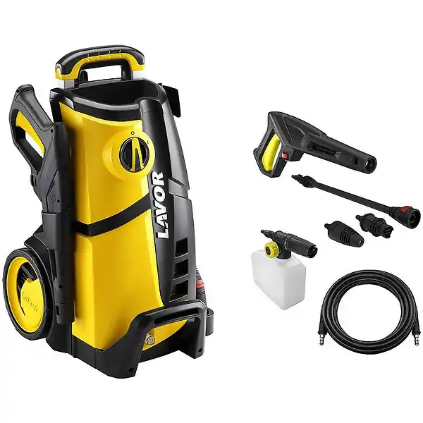 Livraison Express Nettoyeur haute pression à eau froide 1900 W 140 bar débit 450 L/h avec accessoires LVR3 140 Lavor LAVORWASH