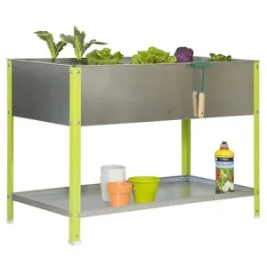 Simon Rack - Jardinière galva/vert 100L avec étagère - UrbanGarden Top 850*900*400 Galva SIMONRACK Remise