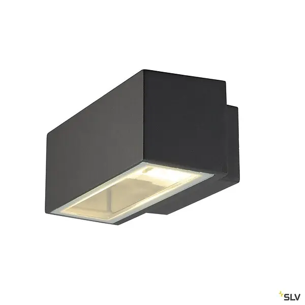 Applique extérieure SLV BOX UP/DOWN, anthracite, R7s 78mm/QT-DE12, 80W max, IP44 Meilleure Vente