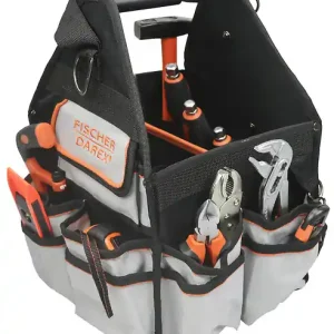 Sac à outils en nylon renforcé - 36 outils - Poche à clous FISCHER DAREX Offre Spéciale