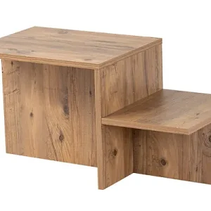 Table basse en bois "Harmony" 80 x 40 x 40 cm - Pin atlantique HABITAT ET JARDIN Bon Plan