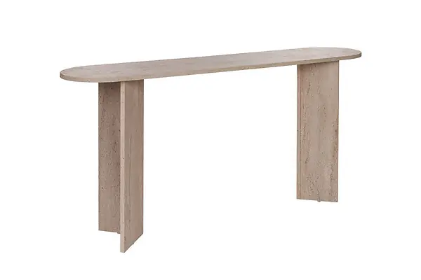 Console en bois "Sira" - 150 x 35 x 75 cm - Travertin HABITAT ET JARDIN Jusqu'à Épuisement Des Stocks