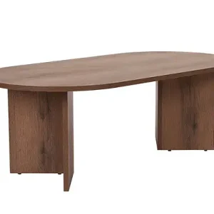 Prix Cassé Table basse en bois "Sable" - 60 x 119 x 40 cm - Noyer HABITAT ET JARDIN