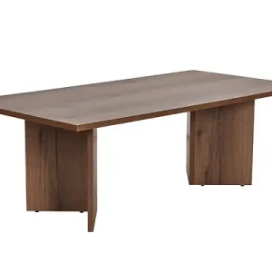 Table basse en bois "Sabin" - 60 x 119 x 40 cm - Noyer HABITAT ET JARDIN Achat Immédiat