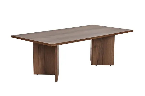 Table basse en bois "Sabin" - 60 x 119 x 40 cm - Noyer HABITAT ET JARDIN Achat Immédiat
