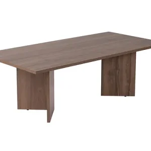 Table basse en bois "Sabin" - 60 x 119 x 40 cm - Noyer HABITAT ET JARDIN Réduction