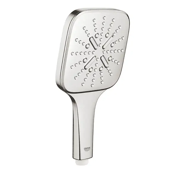 Grohe Rainshower Smartactive 130 Cube Douchette à main 3 jets, supersteel (26582DC0) Expédition Rapide
