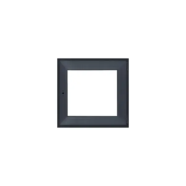 Offre Spéciale Fenêtre PVC à 1 vantail 60x60 cm - Anthracite QUADROFORM