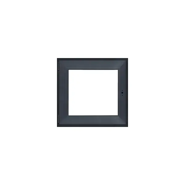Fenêtre PVC 1 vantail gauche - Anthracite - H.480xL.450mm QUADROFORM Populaire