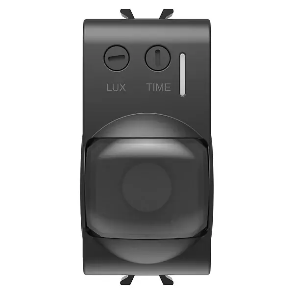 Détecteur de mouvement infrarouge ChoruSmart Noir satiné à encastrer 1 module - GEWISS - GW12594 Petit Prix