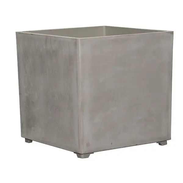 Pot de Fleur Carré Gris 50L 40x40cm - Jardinière Extérieure Balcon Terrasse Jardin ARTPLAST Acheter Direct
