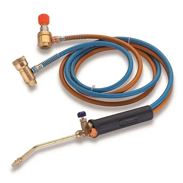Expédition Rapide Chalumeau Bi-Gaz Oxygène M10 et Gaz Butane Propane Tuyaux 1.5 m KEMPER