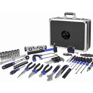 Authentique Malette à outils 122 accessoires - Aluminium - AS GARDEN