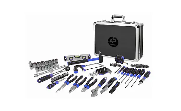Authentique Malette à outils 122 accessoires - Aluminium - AS GARDEN