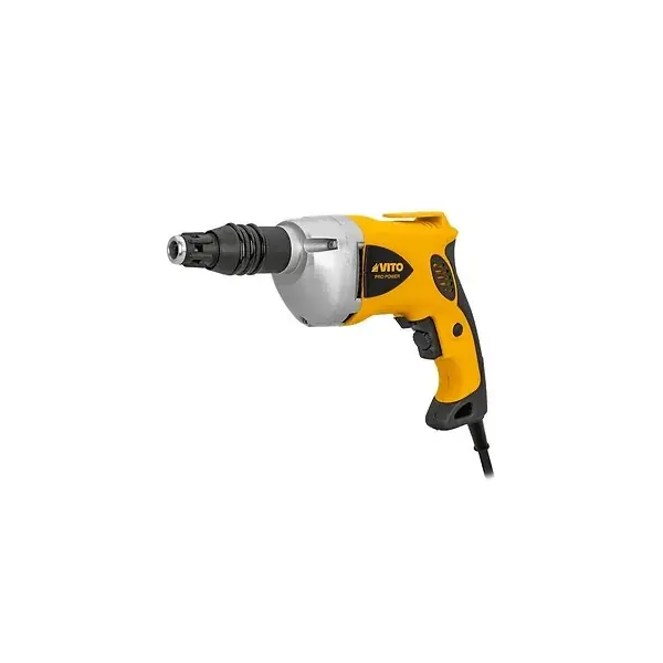 Visseuse pour plaque de platre 600W Sens de rotation réversible Vitesse variable Vis jusqu‘à 6 mm VITO Vente Flash