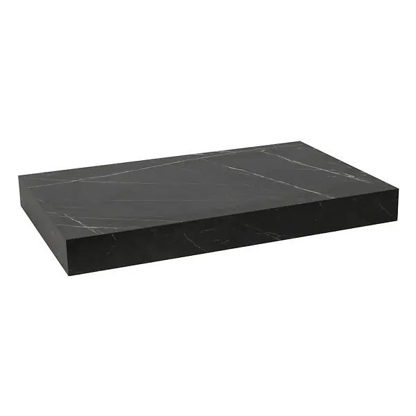 Egger Naturel plan vasque 123,5x8x50 cm, noir effet marbre (DO12050PBC) Prix Bas