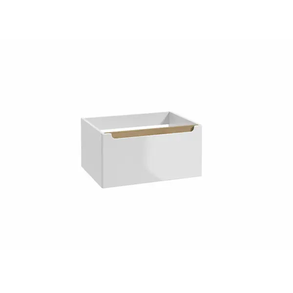 Pas Cher Meuble de salle de bain supplémentaire Naturel Stilla 60x30x45 cm blanc (STILLAB06003)