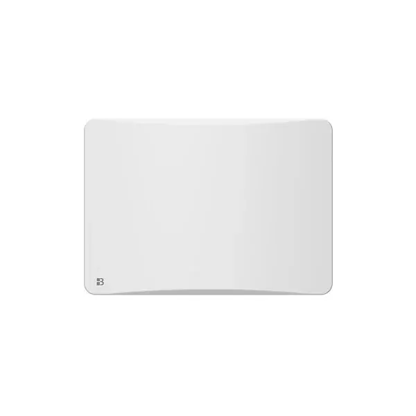 Nouveauté Radiateur électrique fixe à inertie sèche céramique - BESTHERM - OVEO 1000W - Thermostat interchangeable - horizontal blanc - NF