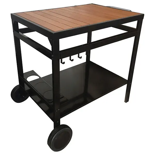 Desserte AVEIRO noire pour plancha HAPPY GARDEN Jusqu'à Épuisement Des Stocks