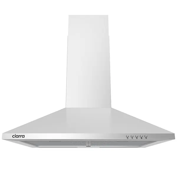Hotte Aspirante murale 60cm 404m³/h 3 Vitesses 201SS60 CIARRA Bon Marché