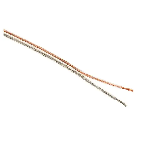 Câble audio HI-FI 2x1,5mm² transparent - 250m - Zenitech Prix Cassé