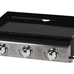 Dernière Chance Plancha "Presto 3" - 3 Brûleurs - 7.5kW - Gris HABITAT ET JARDIN