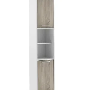 Livraison Express Colonne mélaminé 2 portes - H.180xL.34xP.33cm LEMPERT
