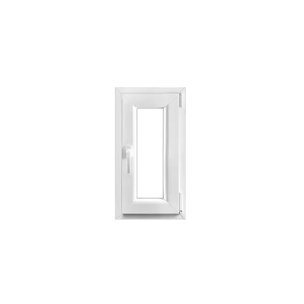 Fenêtre PVC 1 vantail oscillo-battant blanc - H.980xL.650mm QUADROFORM Authentique