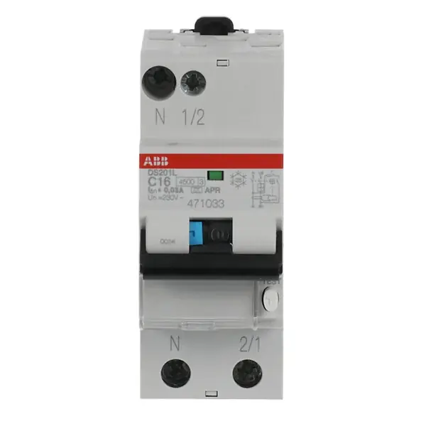 Solde ABB Disjoncteur différentiel 2P 16A 30mA immunisé DS201 L C16 APR30