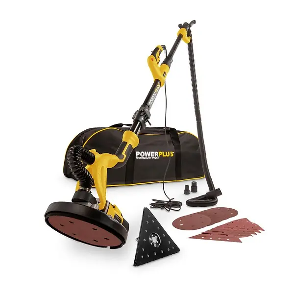 Achat Immédiat Ponceuse à cloison sèche 2-en-1 - Télescopique - 710W POWERPLUS