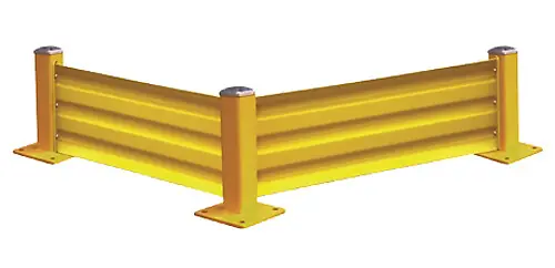 Poteau et lisse de protection barriere L.510mm - STOCKMAN - W857 Retour Gratuit