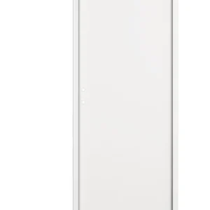 Remise Bloc-porte poussant gauche MDF - Blanc - H.204xl.83cm BALLAY