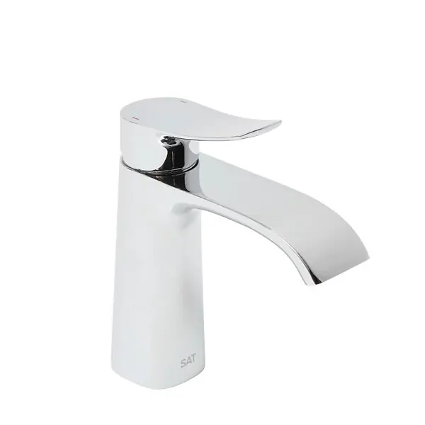 Infinitio mitigeur de lavabo avec bec cascade, sans vidage, chrome (SATBSINF271) SWISS AQUA TECHNOLOGIES Offre Limitée