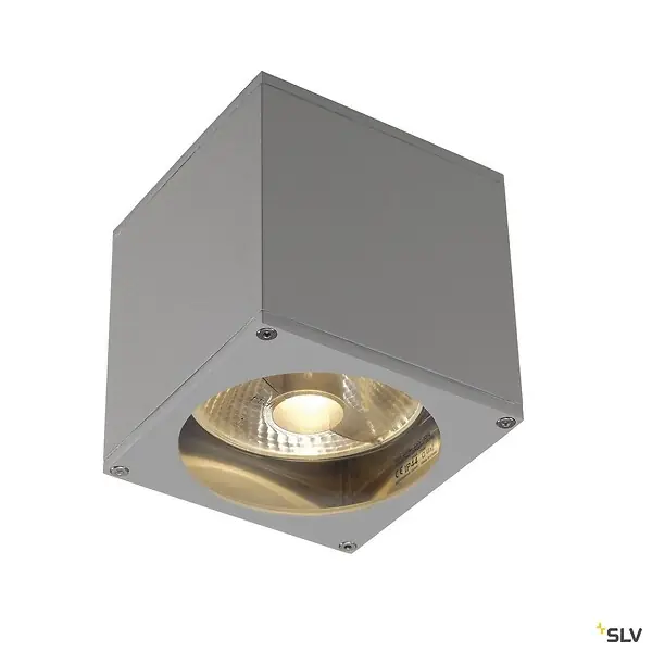 Offre Limitée Applique extérieure SLV BIG THEO, gris, GU10/QPAR111, 75W max, IP44