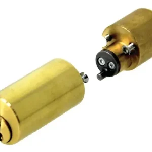 Jeu de cylindre rond pour serrure en applique V5 diamètre 25mm longueur 45mm - VACHETTE - 19441000 Prix Cassé