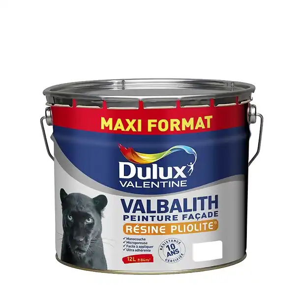 Offre Spéciale Peinture façade monocouche Valbalith - Blanc - 12L DULUX VALENTINE