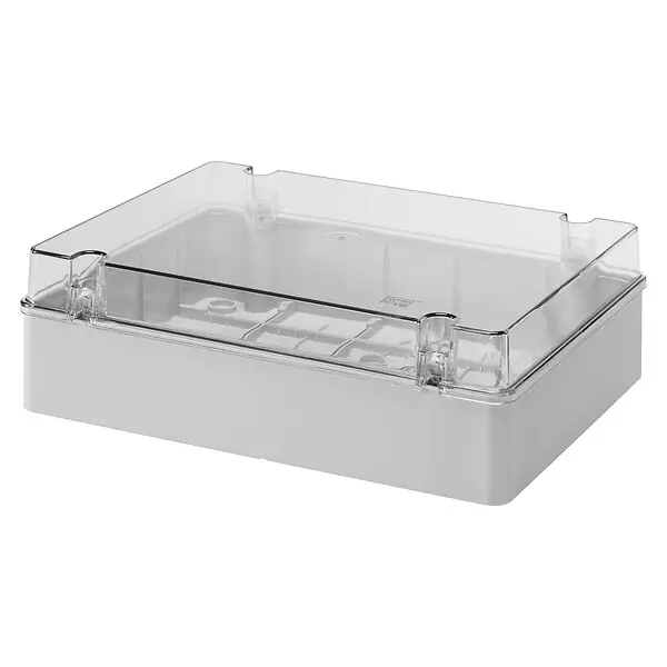 Boîte de dérivation 380x300x120 mm avec couvercle bas transparent et parois lisses - GEWISS - GW44430 Acheter En Ligne