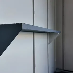 Étagère métal GARY - Anthracite - L.100xl.21xH.22cm WEKA Commander Vite