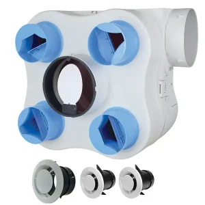Vente Directe Kit VMC simple flux FACILIO AUTO DH - Détection d‘humidité AUTOGYRE