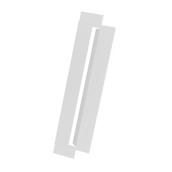 Pas Cher Lot de 2 joues latérales en alu blanc taille M - DECOCLIM - DECOCLIM-23AM9010-JLAT