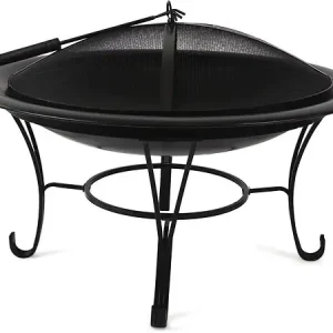 Certifié Chauffage d‘extérieur "Brasero 2" - Ø 76 cm - Noir HABITAT ET JARDIN