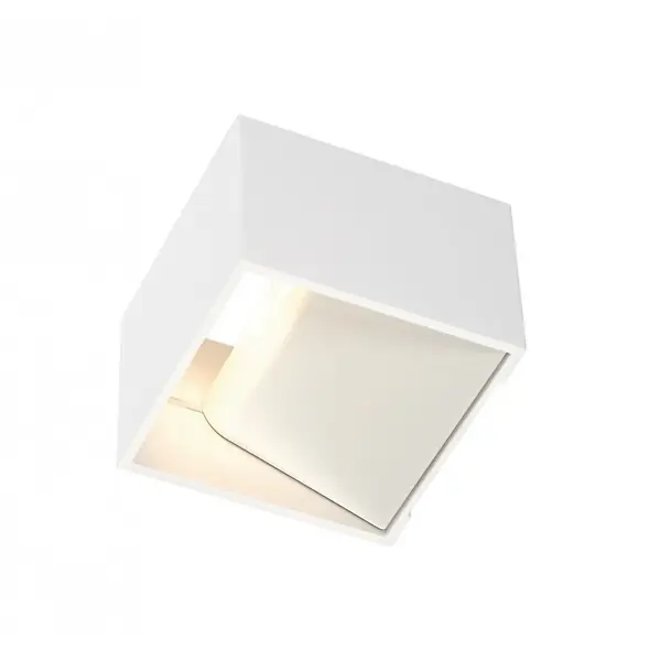 Promotion Saisonnière LOGS IN applique, carrée, blanche, 5W LED, 3000K SLV