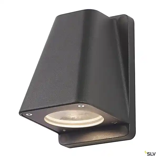 Applique extérieure SLV WALLYX, anthracite, GU10/QPAR51, 50W max, IP44 Commande En Gros