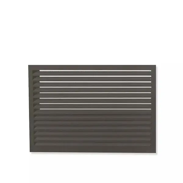 Prix Cassé Face dos pour cache en aluminium gris terre d‘ombre taille S - DECOCLIM - 23AS7022-DOS