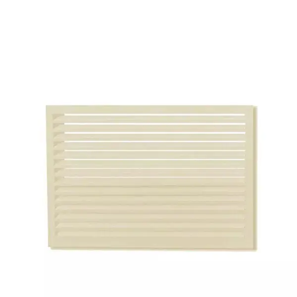 Top Vente Face dos pour cache en aluminium ivoire clair taille S - DECOCLIM - 23AS1015-DOS